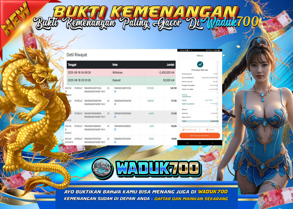 BUKTI JACKPOT SLOT MAHJONG WAYS TERPERCAYA DI INDONESIA TGL 16-08-2025