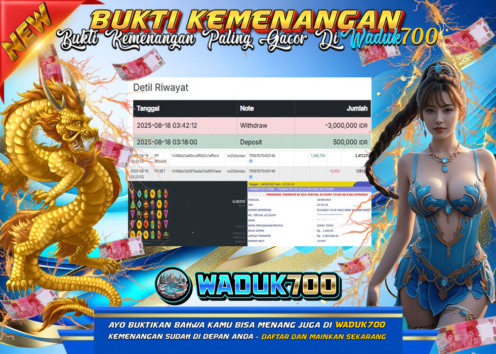 BUKTI JACKPOT SLOT GATES OF OLYMPUS 1000 TERPERCAYA DI INDONESIA TGL 18-08-2025