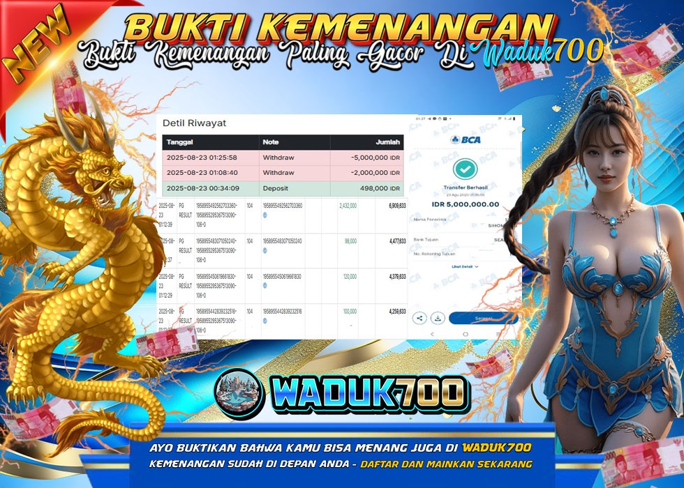 BUKTI JACKPOT SLOT WILD BANDITO TERPERCAYA DI INDONESIA TGL 23-08-2025